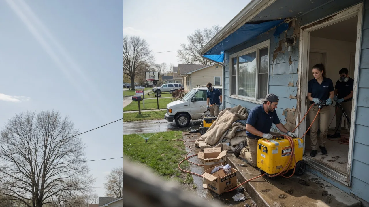 Basement Flood Cleanup in Worthing, SD near me